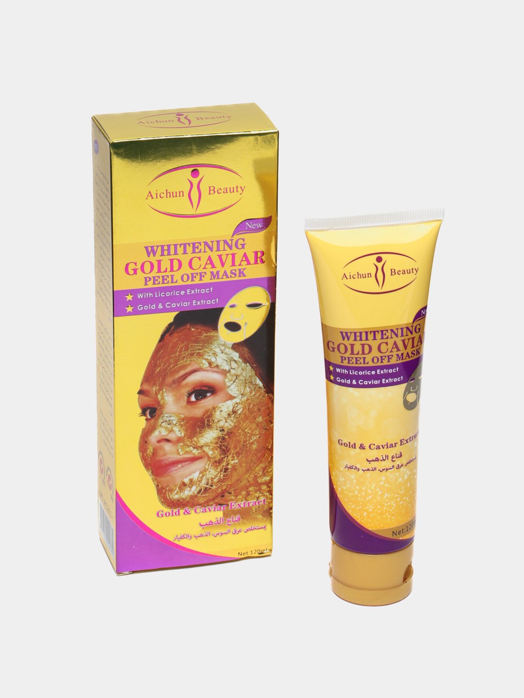 Aichun Beauty Whitening Gold Caviar Peel off Mask - 120ml