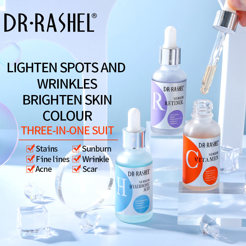 Dr.Rashel Complete Facial Serum Set - Pack Of 3 - 30ml Each