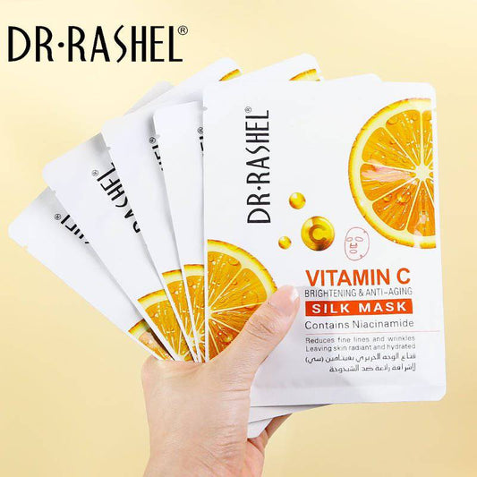 Dr.Rashel Vitamin C Brightening & Anti-aging Silk Mask - 25g