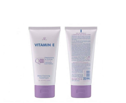 Aron Vitamin E +Coenzyme Q10 Deep Cleansing Facial Foam - 190ml