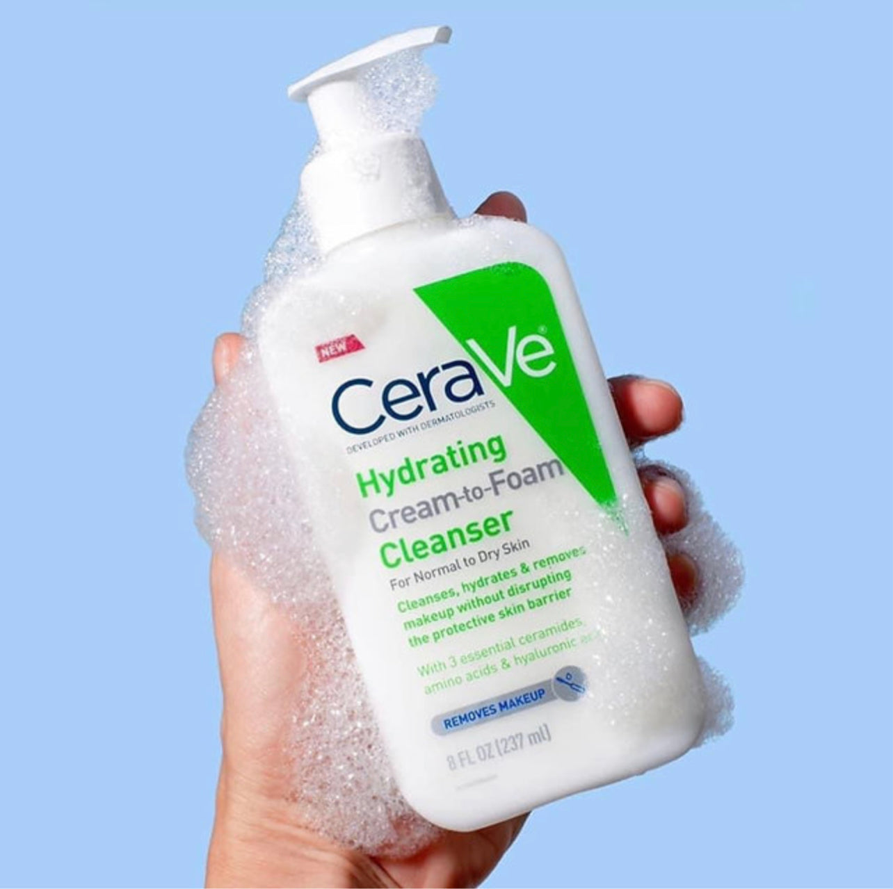 Cerave Hydrating Cream-to-Foam Cleanser - 237ml