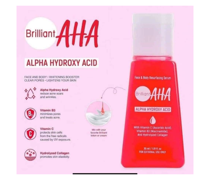 Brilliant Aha Alpha Hydroxy Acid - 30ml