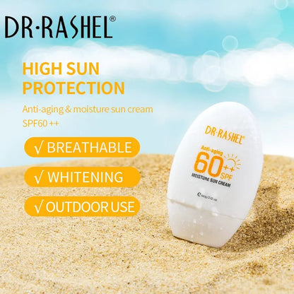 Dr.Rashel Anti Aging 60++spf Moisture Sun Cream - 60g