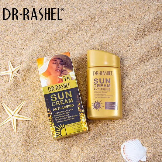 Dr.Rashel Spf75 Sun Cream Gold & Collagen Anti-aging - 80g