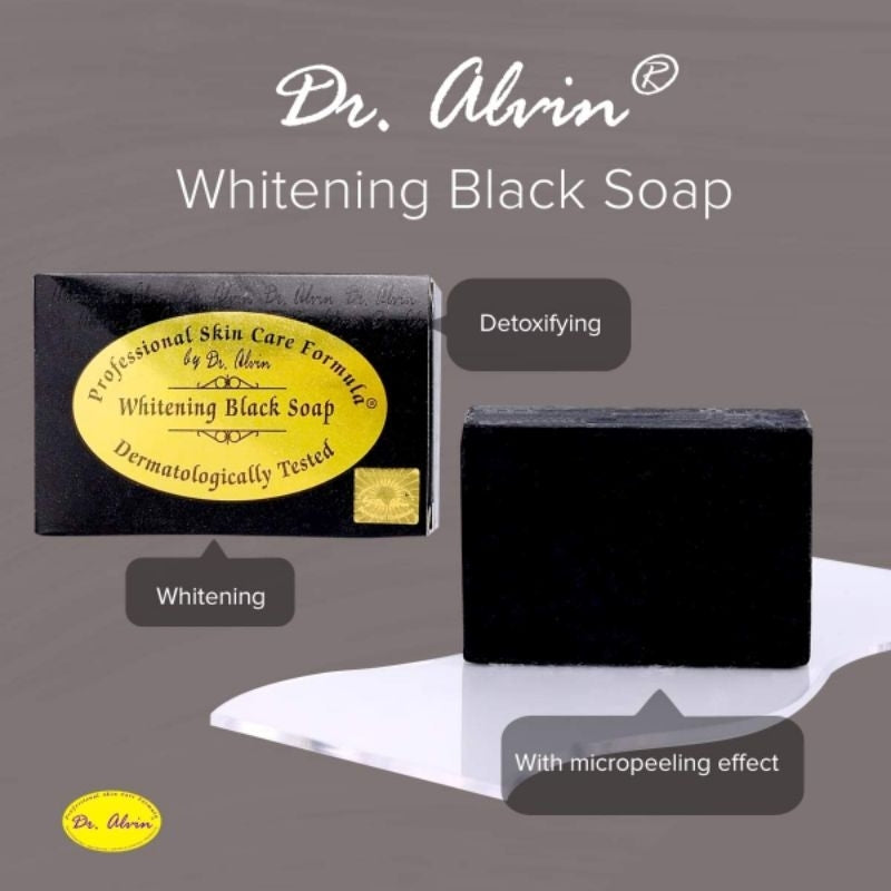 Dr. Alvin Whitening Black Soap - 135g