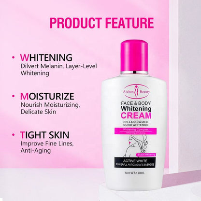 Aichun Beauty Face & Body Whitening Cream - 120ml